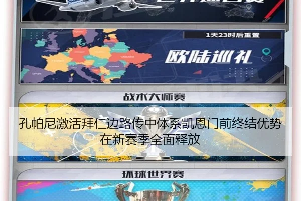 孔帕尼激活拜仁边路传中体系凯恩门前终结优势在新赛季全面释放